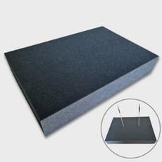 HobbyD 고압축 스펀지 도색 집게판 받침대 스탠드 블랙 20x30x5cm