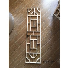 한옥 창호지문 문살 민속 파티션 문창살 창살 한지문, 100x25