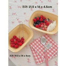 픽유아 법랑용기 법랑 주전자 다용도 계량컵, AC. 결함이 있는 대형 베이킹 팬