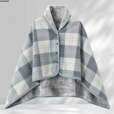 2025午睡毯子 台出【3202人收藏】清倉--辦公室午睡披肩毯加厚毯夏季懶人毯空調毯多功能背孩子蓋巾, 活動隨機發小規格（70*130）不推薦,L碼:100*140【帶扣披肩】