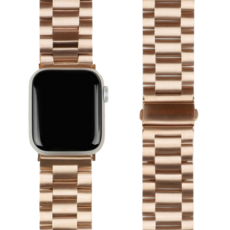 모할랩 애플워치 3/4/5/6/7/8/SE 호환 리미티드 메탈 스트랩, 42mm/44mm/45mm, 03로즈골드