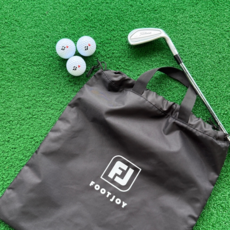 [국내정품 오늘출발] 풋조이 골프화가방 골프 슈즈백 신발주머니, FJ 테두리로고, 1개