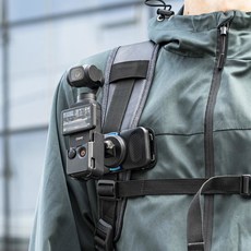 포켓 3 백팩 테두리 가방 퀵 osmo 클램프 홀더 클립 360 스트랩 클립 스트랩 마운트 호환 확장된 숄더 3과 마운트 회전 백팩 클립 포켓 벨트, B-P3 (Magnetic)