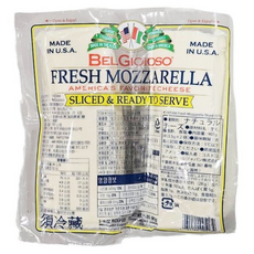 코스트코 벨지오이오소 후레쉬 생 모짜렐라 슬라이스 치즈 g, 907g, 1개
