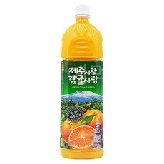 롯데 제주사랑 감귤사랑 1.5L 낱개 / 1페트, 1개