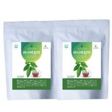 바나바잎차 바나바 티백 추출물 바나바차 바나나 잎차 코로솔산 HACCP, 1g, 50개입, 4개