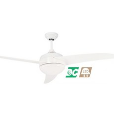 （修一）穩帝士吊扇 52吋 DC吊扇 52吋 直流變頻 吊扇燈 白 付 LED 16瓦／ 22瓦 遙控 台灣製造, 銀黑