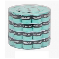 테니스 오리지널 헤드 오버 그립 미끄럼 방지 라켓 스웨트 밴드 Padel 충격 흡수 그립 테이프 훈련 액세서리 60 개, sticky green, 1개