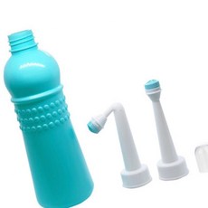 휴대용 여행용 손 비데 위생 수동 물분사기 400ml, 1개, 단품