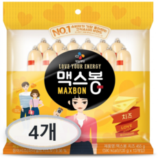 맥스봉 치즈, 455g, 4개