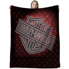 플란넬 담요 | Harley Davidson Pan America ADV 1250 침대 라이닝 및 생일 선물용 부드럽고 편안한, [03] 130x150cm, 04 4