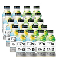 빙그레 더단백 워터 프로틴 드링크 (청사과+백자몽) 단백질 음료, 1개, 400ml