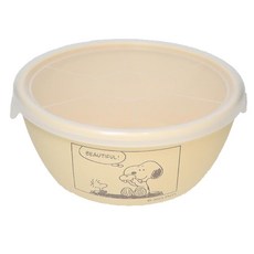 마리모크래프트 스누피 레진 식기 만화 시리즈 랩 프리볼 베이지 약 φ133 x H56mm SPER-056