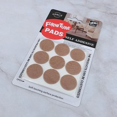 가구바닥 층간소음 바닥 긁힘방지 패드 원형 2.5mm, 1개
