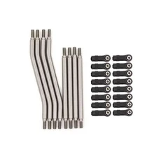 금속 서스펜션 링크로드 링키지 스티어링 섀시 링크 세트 Axial Capra AXI03004 1/10 RC 크롤러 자동차 업, 01 WHITE