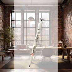 피그먼트펜 마이크론 브러쉬 0.5 일러스트 다꾸 잉크 단체선물 필기구 판촉물, 블루36