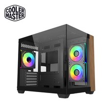 Cooler Master Elite 481 (黑色) 電腦機殼 全景鋼化玻璃, 1個