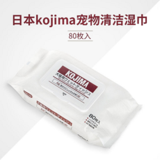 KOJIMA 寵物通用淚痕濕巾，清潔去眼屎，120片裝, 80片