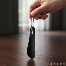 고급 구둣주걱 신발주걱, 블랙, 1개
