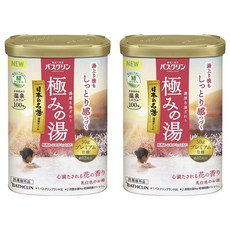 바스크린 키와미노유 마음을 채우는 꽃 향 유백색 탕, 2개, 600g