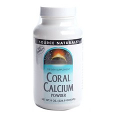 SOURCE NATURALS 珊瑚鈣粉, 1個, 226.8克