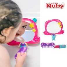 누비 아기목욕장난감 거울장난감_인어공주, 혼합색상, 1개