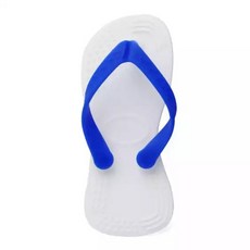 美國 Smily Mia 人字拖固齒器，趣味造型，舒緩長牙不適，多色可選, 1個, 藍白拖 左腳