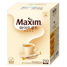 맥심 화이트골드 커피믹스, 11.7g, 210개입, 1개