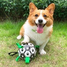 터그놀이 재밌는 애견 축구공 장난감 끈달린공 놀이용품 완구 반려견 81249ea 1(PC), 1개