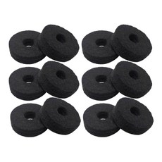 38mm 블랙 심벌 스탠드 슬리브 펠트 워셔 패드 및 심벌 스탠드 슬리브 세트, 12개, 스타일 B