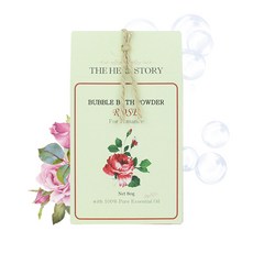 더허브스토리 입욕제 버블바스 파우더 로즈 80g, 1개