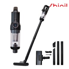 [2026년 최신형] 신일 프리미엄 초경량 슬림 BLDC모터 무선 청소기 소형 원룸 오피스텔 가정용, SVC-MS140, 블랙