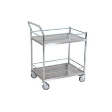 운반 스테인리스 업소용 서빙카트 트레이 주방 이동식, 60x40x85cm