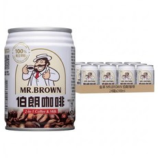 伯朗咖啡 2合1 咖啡牛奶 240ml, 24, 1個裝