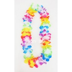 春蕾粉柔彩夏威夷花圈，浪漫粉色系，熱帶風情，居家裝飾，節慶氣氛