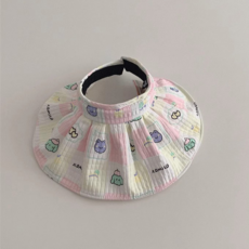 블랙체리 여아용 카라 돌돌이 선캡