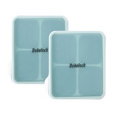 베베락 엘파 실리콘 큐브(냉동보관용기) 2P, 엘파 실리콘큐브(민트그린2P), 1개