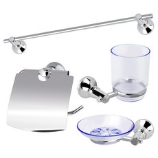 모네스페스 스텐 욕실 악세사리 800 4종 세트, 1세트