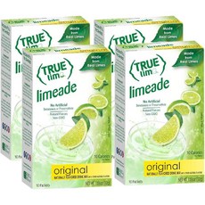 True Citrus 트루라임 라임에이드 드링크 믹스 낱개포장 10개입 4개, 10개, 3g