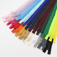 30cm 5호 비슬론 닫힌지퍼 파우치지퍼 플라스틱지퍼, 1개, 사파이어블루