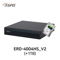 이지피스 ERD-4004HS_V2(2TB) 210만화소 이지뷰 4채널 DVR 하이브리드 CCTV 녹화기