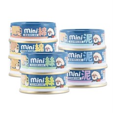 HeroMama 迷你無膠主食罐，多種口味選擇，呵護腸胃，補充水分, 55g, 24個, 肉絲綜合口味組