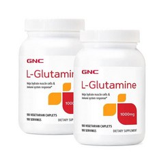 지엔씨 엘 글루타민 1000mg GNC L-Glutamine, 2개, 100정