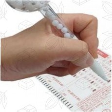 로또 마킹펜 번호 추출 게임 문구류 사무용품 투명 펜 추첨용, 1개, 상세페이지 참조