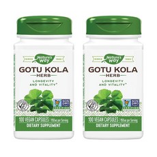 Nature's Way 然萃維 積雪草素食膠囊 950mg, 100顆, 2罐