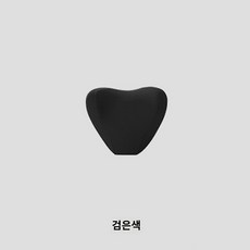 [해외배송]게이밍 의자 헤드레스트 허리 쿠션 탈부착 메모리폼 컴퓨터 사무용 의자 허리 보호, 검은색 헤드레스트, 검정