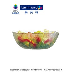 Luminarc 樂美雅 玻璃沙拉碗, 1個, 樹葉沙拉碗 12cm