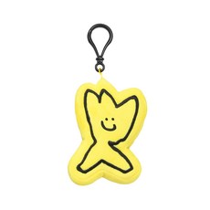 매장정품 와키윌리 WACKYWILLY WACKY WILLY 빅 키키 키링 옐로우 WA2503TC11YE 1309371, F