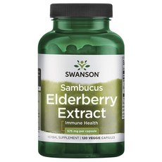 SWANSON 斯旺森 接骨木萃取素食膠囊 575mg, 1組, 120顆