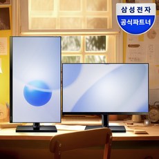 삼성 24인치 피벗(회전 세로)모니터 3면 베젤리스 75Hz F24T450 LF24T450FQKXKR, 60.4cm